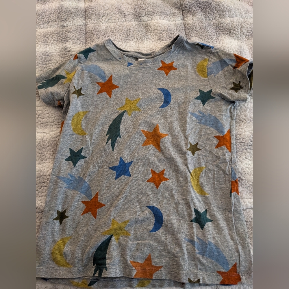 Hanna Andersson Colorful Star and Moon Kids T-Shirt Size 14-16